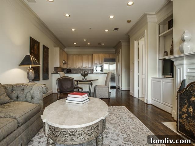 Before: Main living, dining, and kitchen areas.