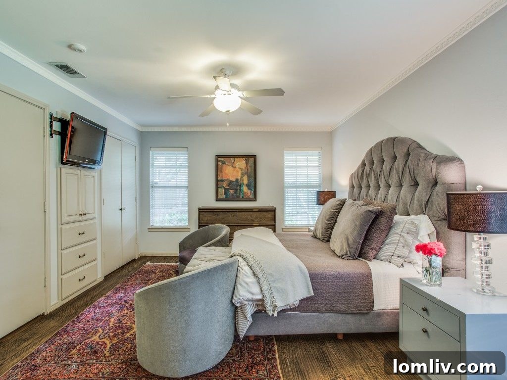 Chicot Drive Master Bedroom Detail