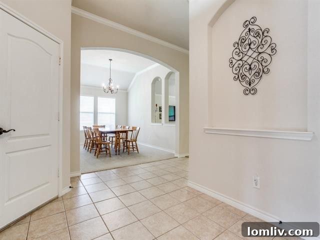 Spacious Living Room 8210 Max Drive Dallas