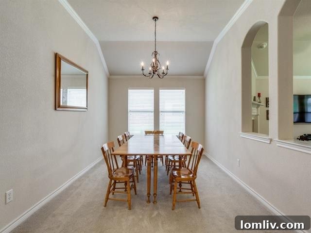 Formal Dining Room Dallas Home