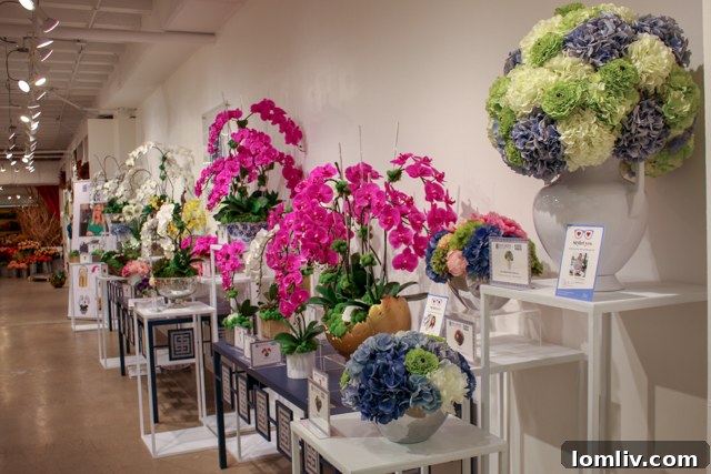 The new Shay Geyer Collection by The Botanical Mix features 3D printed orchids and colorful arrangements