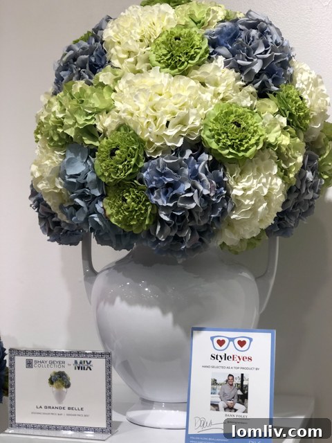 This hydrangea arrangement from the Shay Geyer Collection was a favorite.