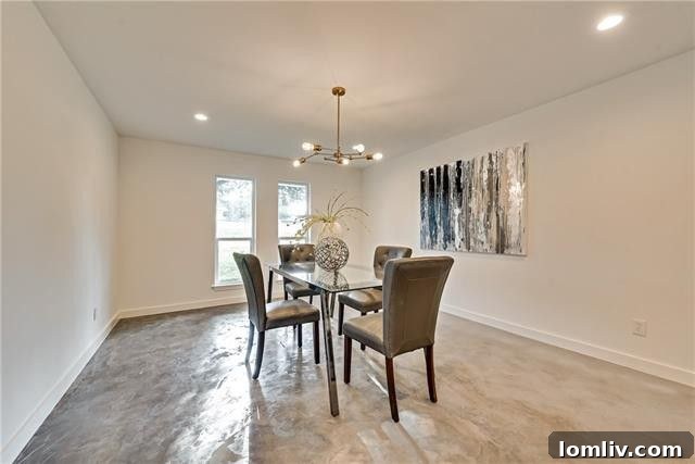 Spacious Living Room Renovation Dallas