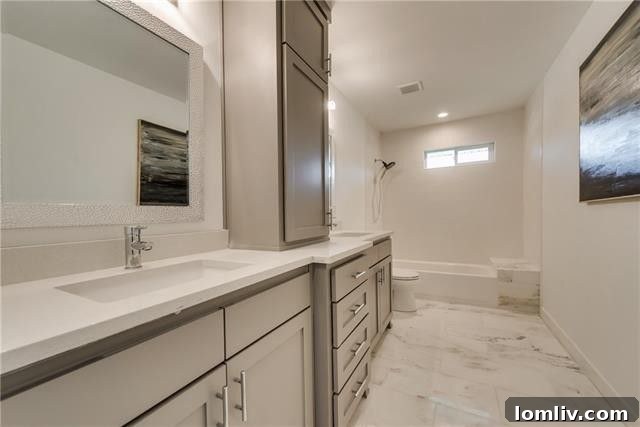 Custom Tile Treatments Bathroom Dallas