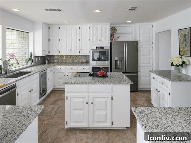 Prestonwood Creek Contemporary Gem Tops Dallas Open House List 5 Luxurious master bathroom featuring dual sinks and contemporary fixtures in Prestonwood Creek home