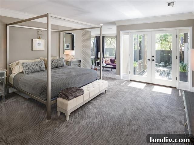 Prestonwood Creek Contemporary Gem Tops Dallas Open House List 6 Inviting outdoor patio and Pebble Tech swimming pool area perfect for entertaining