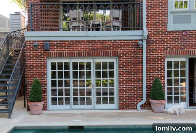 Modernized Rear Exterior of Historic Home