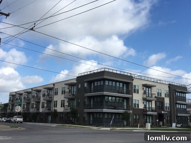 Exterior view of Magnolia on Zang Apartments