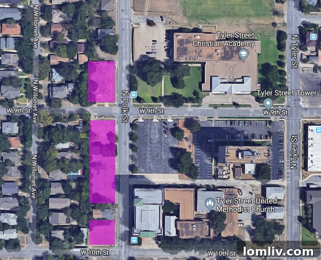 Site view of future Polk Townhomes by Centre Living Homes