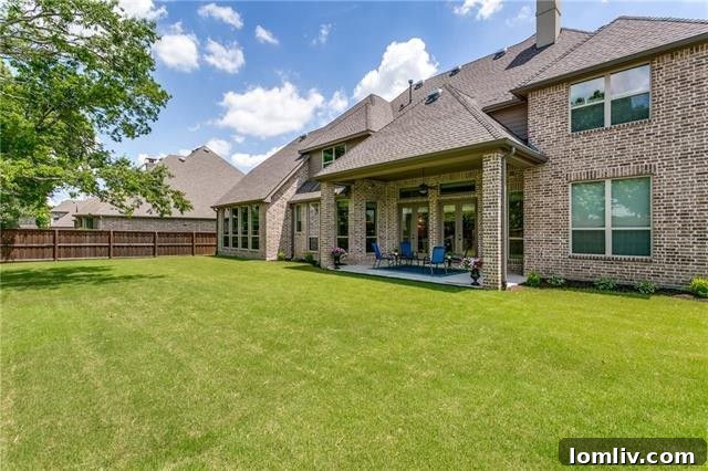 Master Suite with Vaulted Wood-Beamed Ceiling and Backyard Views