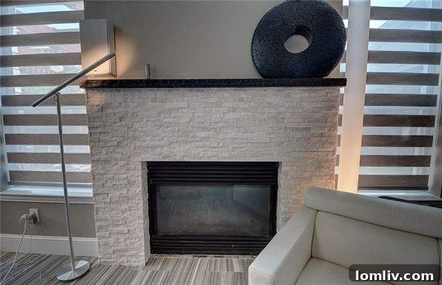 Upper Level Den Featuring Unique Contemporary Archways