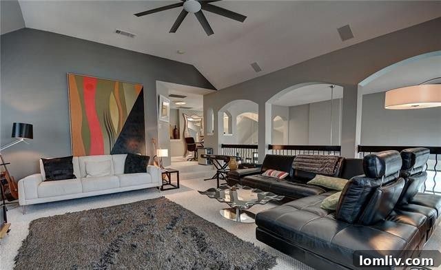 Oversized Master Bedroom Adorned in Rich Espresso Tones