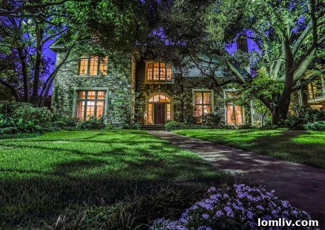 Luxurious Tudor Home Exterior in University Park, Dallas