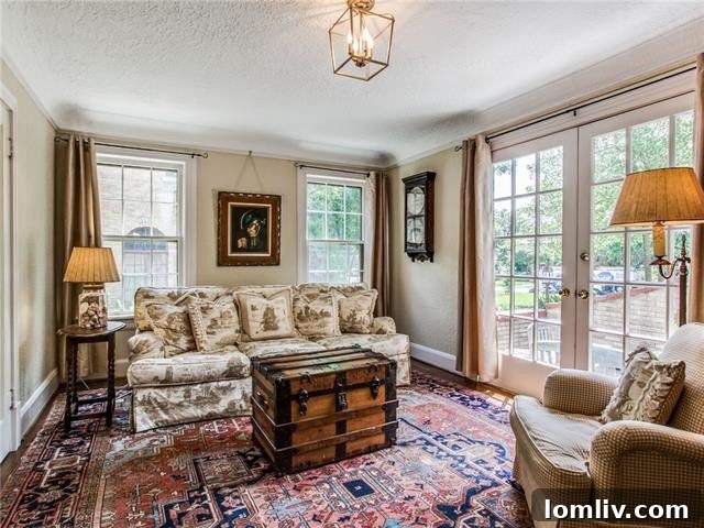 Generous master suite with hardwood floors