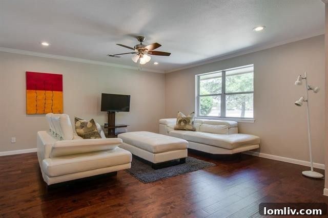 Bright Dining Space Seamlessly Connected to Living Area at 9659 Leaside Dr.