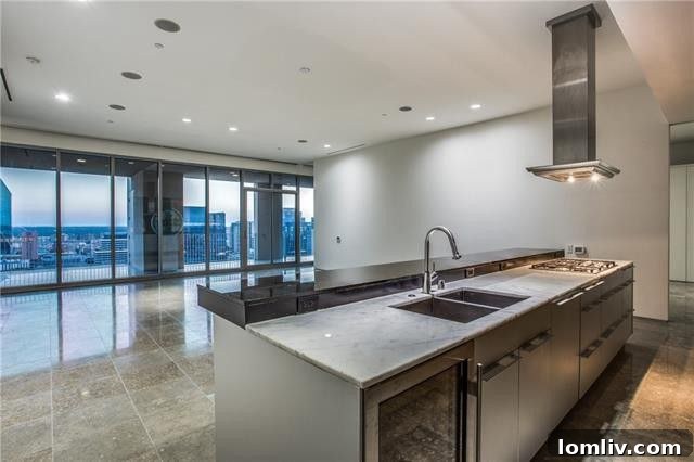 One Arts Plaza Luxury Condo Exterior with Arts District Views