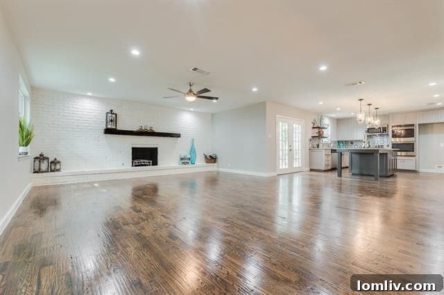 Elegant Entryway with New Hardwood Flooring