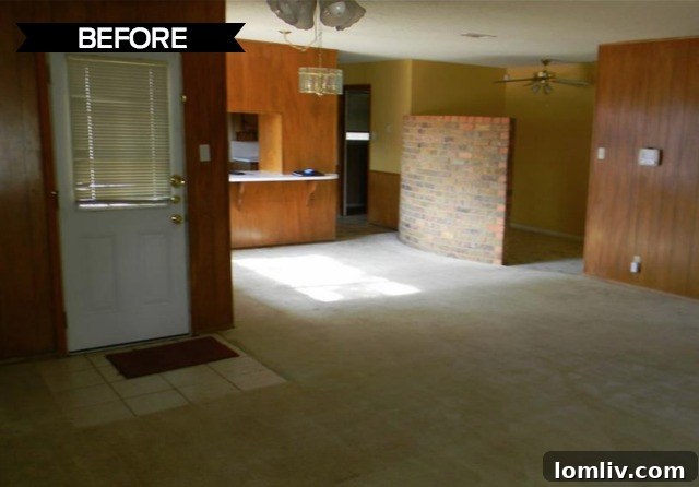 Modern Open Concept Kitchen with Shaker Cabinets and Granite Countertops