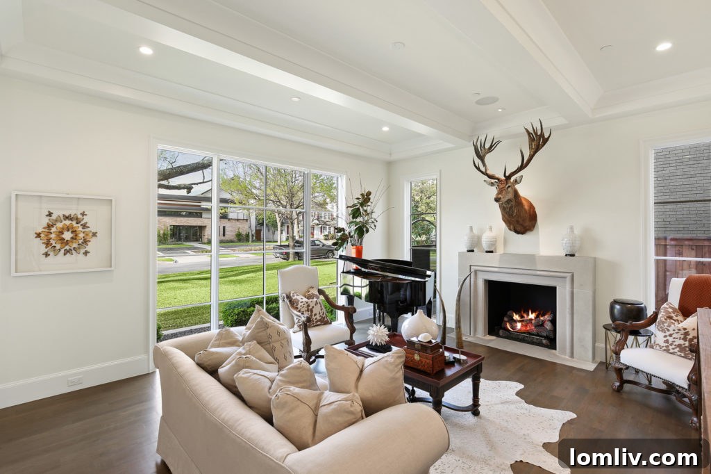 Contemporary Dining Space with Elegant Furnishings
