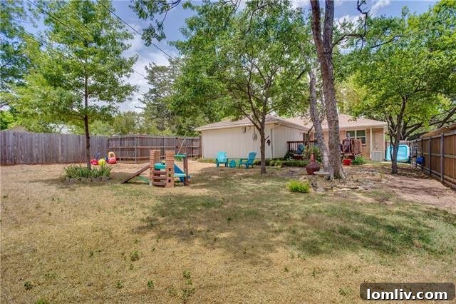 Spacious Backyard Deck Dells District