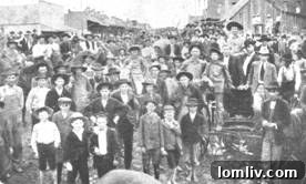 Downtown Royse City, 100 years ago