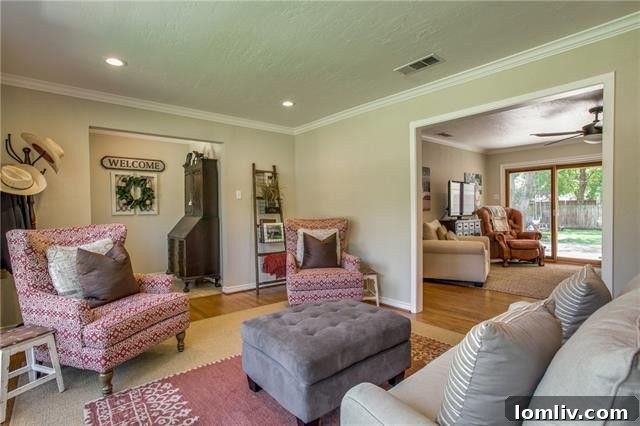 Dining area connected to living space at 3524 Norcross Ln