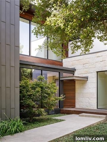 Tomorrow's Home Today: Preston Hollow Texas Modern 3 Architectural Detail of Preston Hollow Home
