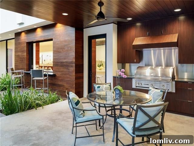 Tomorrow's Home Today: Preston Hollow Texas Modern 25 Spacious Backyard with Pool and Seating