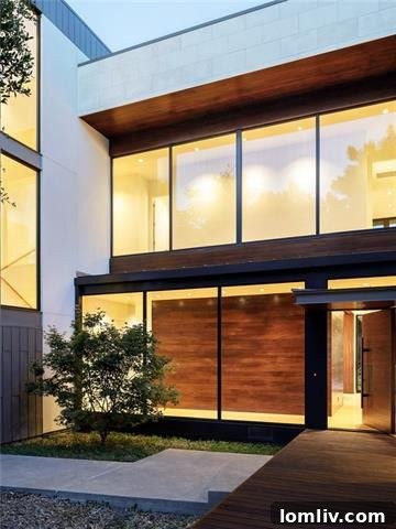 Tomorrow's Home Today: Preston Hollow Texas Modern 4 Lush Backyard and Creek View from Luxury Home