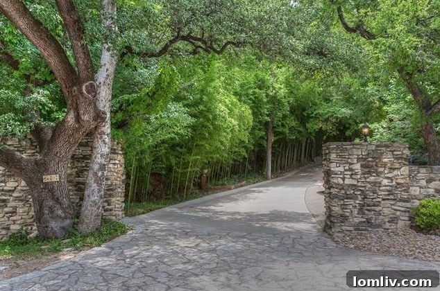 Stunning exterior facade of 208 Rockwood Drive in Crestwood, Fort Worth, showcasing mature landscaping and architectural charm.