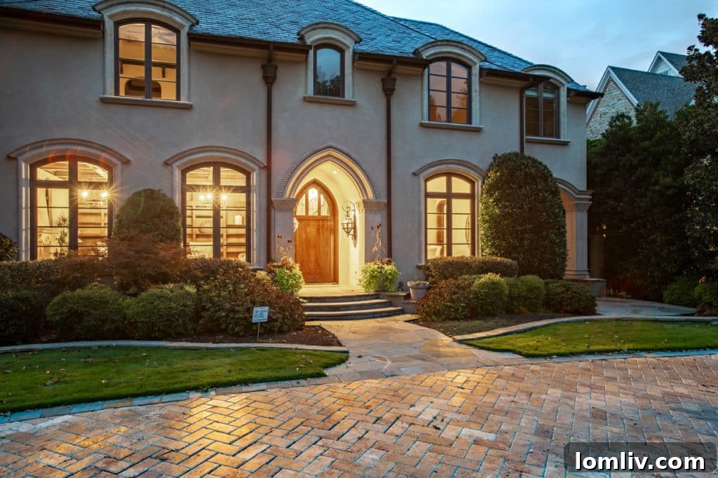 Picturesque exterior of 3508 Bryn Mawr Drive, showing its proximity to Caruth Park
