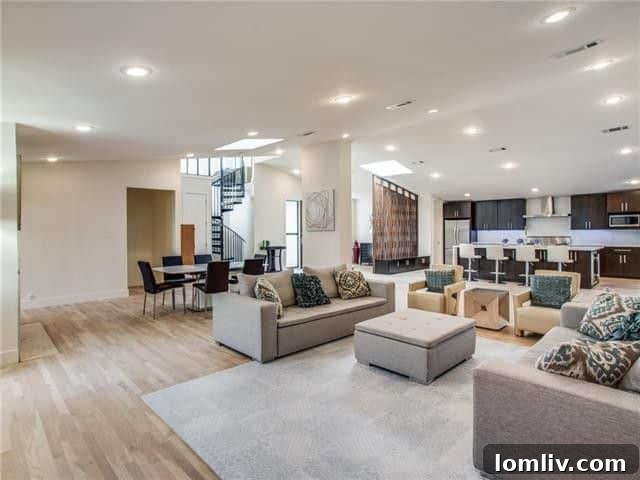 Elegant Living Area with Fireplace