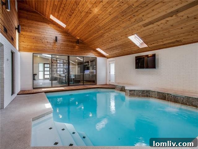 Dining Area Overlooking the Indoor Pool