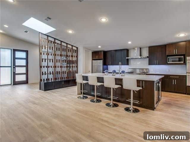 Open Concept Kitchen and Dining Space