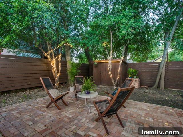 5840 Belmont Avenue Dallas - Lush Green Backyard