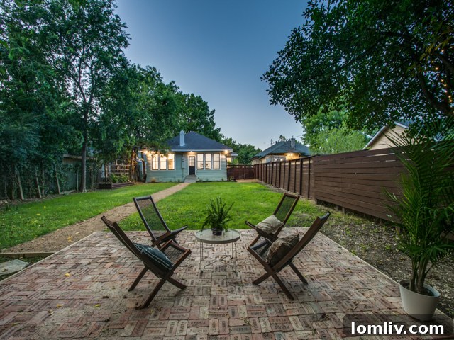 5840 Belmont Avenue Dallas - Large Backyard for Entertaining