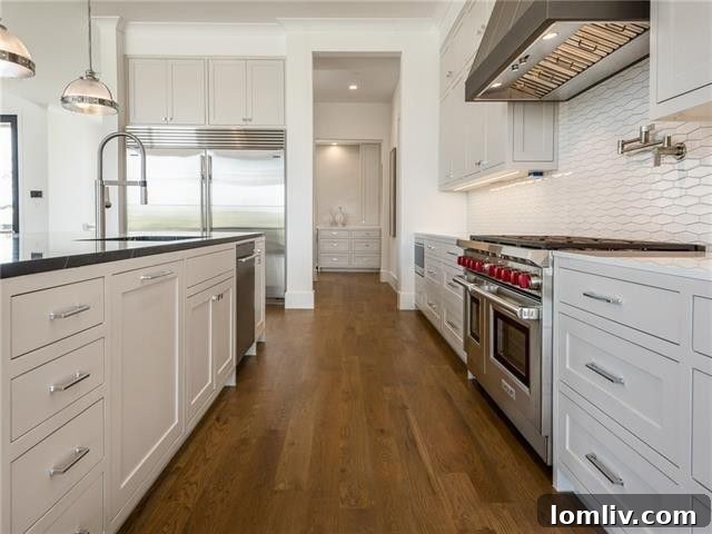 Gourmet Kitchen with High-End Appliances and Clean Lines