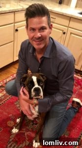 Bob Johnson (BobMortgage) with Winnie, a key sponsor at the Puppies & Popsicles event supporting SPCA Dallas.