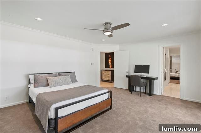 Luxurious Master Bedroom with Private Outdoor Access
