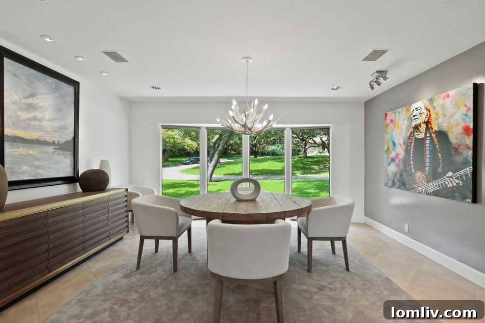 Sophisticated Exterior View of Renovated Janmar Home