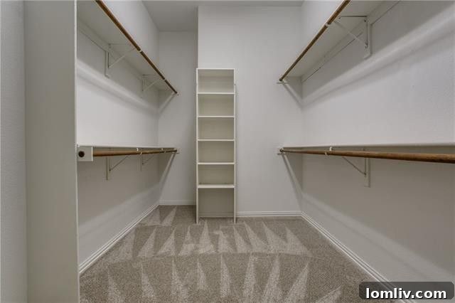 Benton Elm Drive Plano Home Master Closet