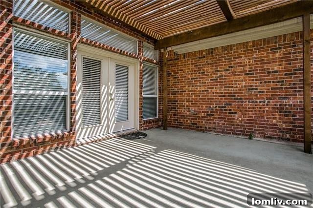 Benton Elm Drive Plano Home Backyard Patio