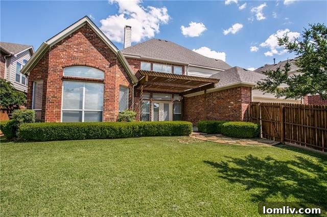 Benton Elm Drive Plano Home Backyard View