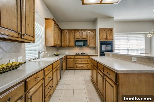 Benton Elm Drive Plano Home Kitchen Interior
