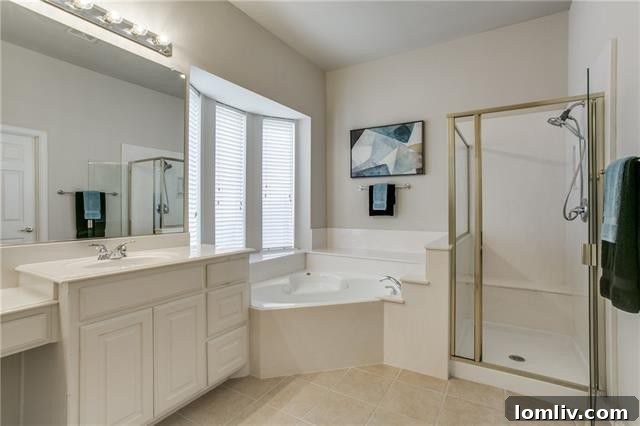 Benton Elm Drive Plano Home Master Bathroom