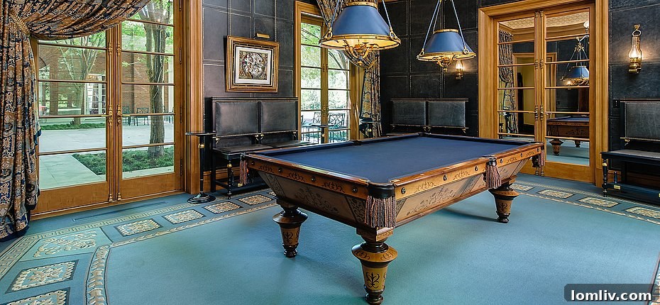 Luxurious indoor pool and natatorium with abundant natural light