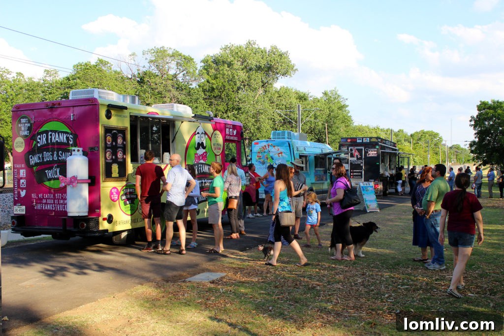 Local residents enjoying an event in Farmers Branch