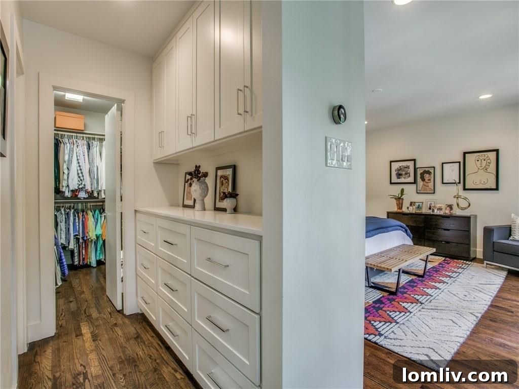Spacious Walk-in Shower in Renovated Dallas Home