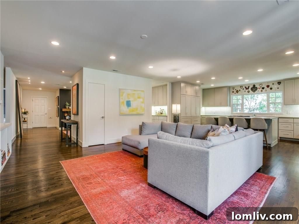 Spacious Family Room and Open Concept Living in Dallas