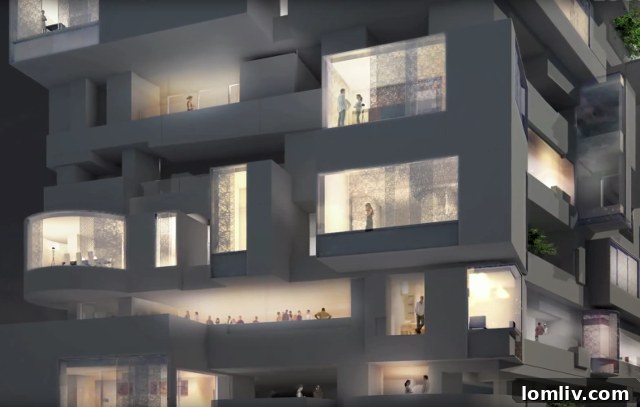 Landmark, Beirut, Lebanon (Unbuilt) - unique floorplans and outdoor spaces